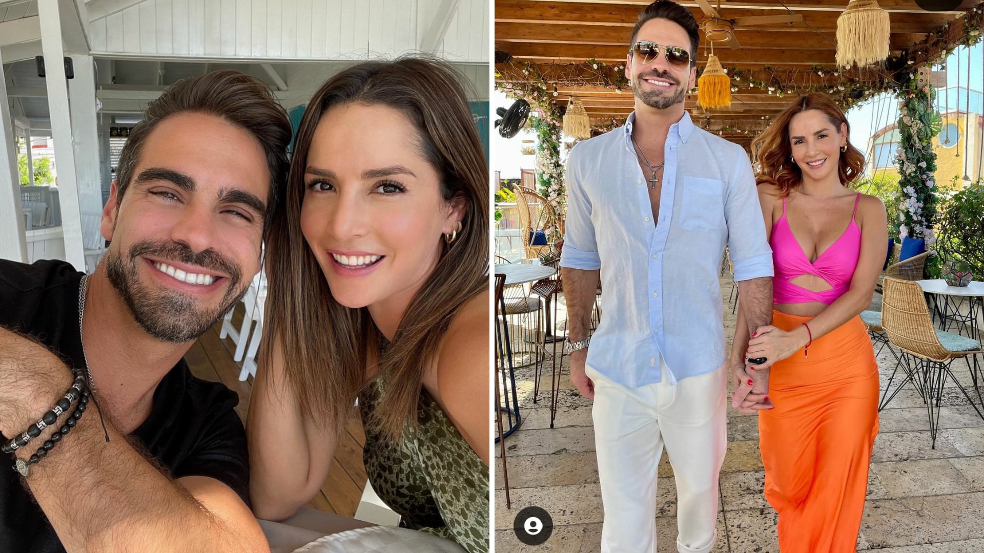 Carmen Villalobos y Frederik Olderbung