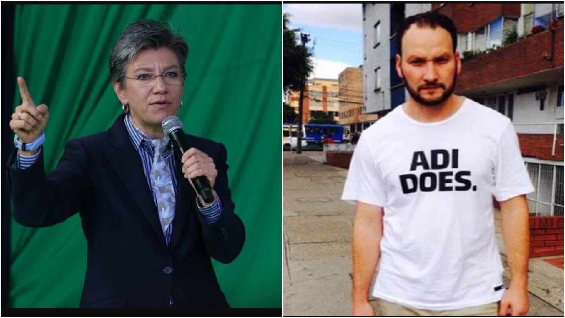 “He puesto la cara, el alma y la responsabilidad”: Claudia López habló del asesinato de Javier Ordóñez en manos de dos policías (Imágenes de archivo de Claudia López y Javier Ordóñez)