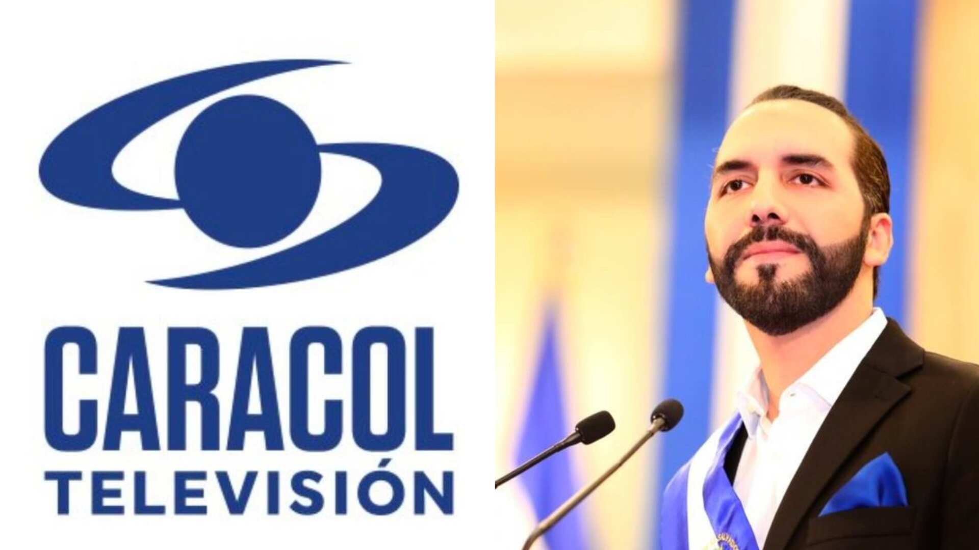 Caracol y Nayib Bukele.