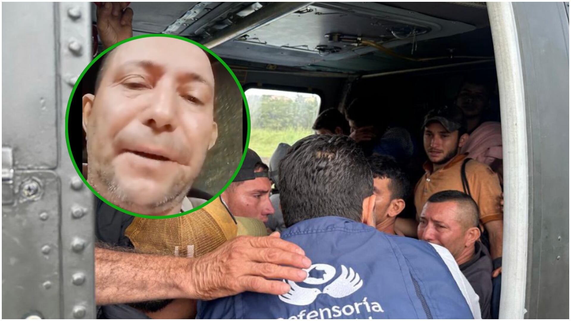 Así fue el rescate de Jose del Carmen Abril, líder social amenazado por el ELN en el Catatumbo (Redes sociales)