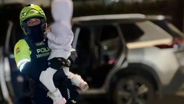 Foto rescatan a niña secuestrada en Bogotá tras robo de camioneta en Suba: así fue el operativo clave.