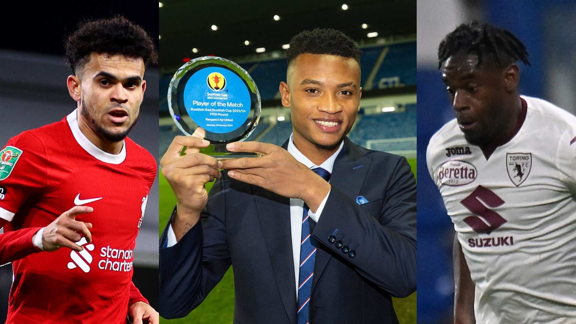 Luis Díaz, Duván Zapata y Óscar Cortés brillaron en Europa este 10 de febrero de 2024