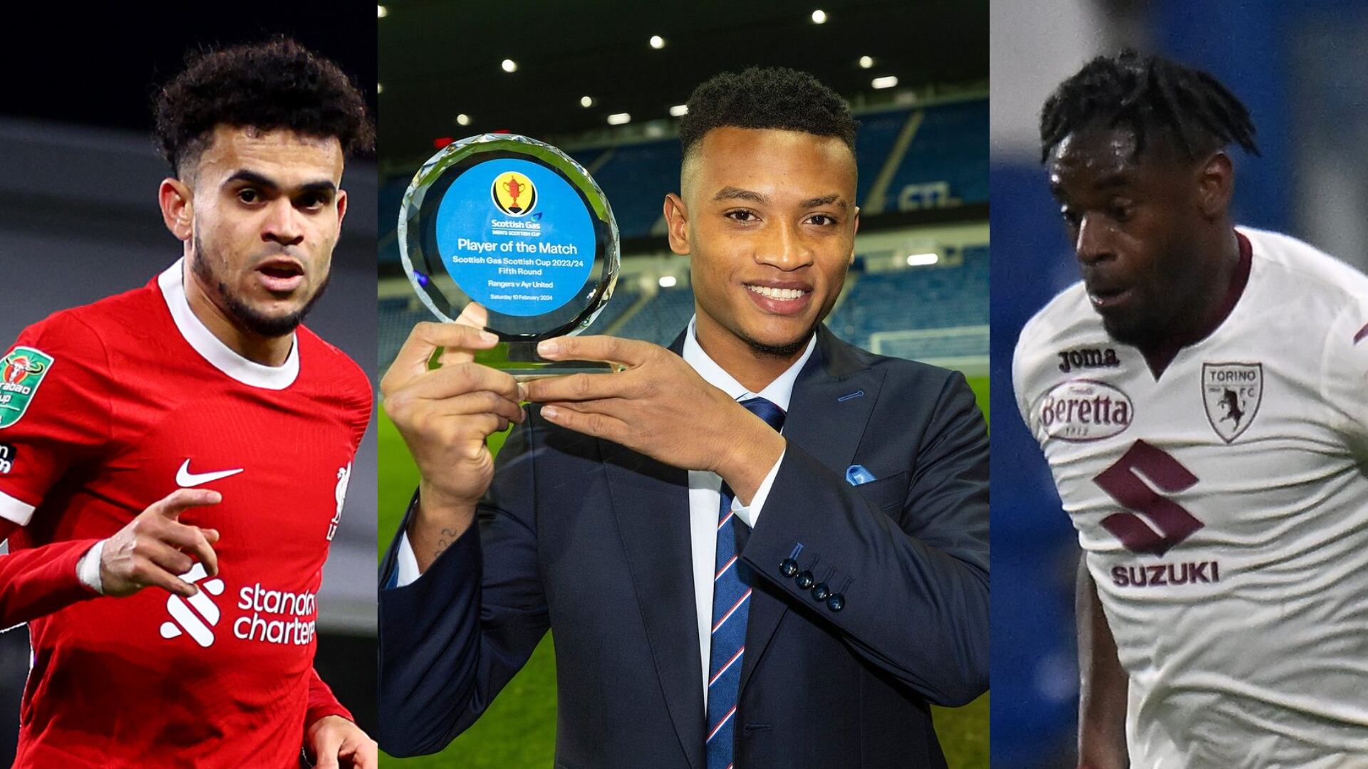 Luis Díaz, Duván Zapata y Óscar Cortés brillaron en Europa este 10 de febrero de 2024