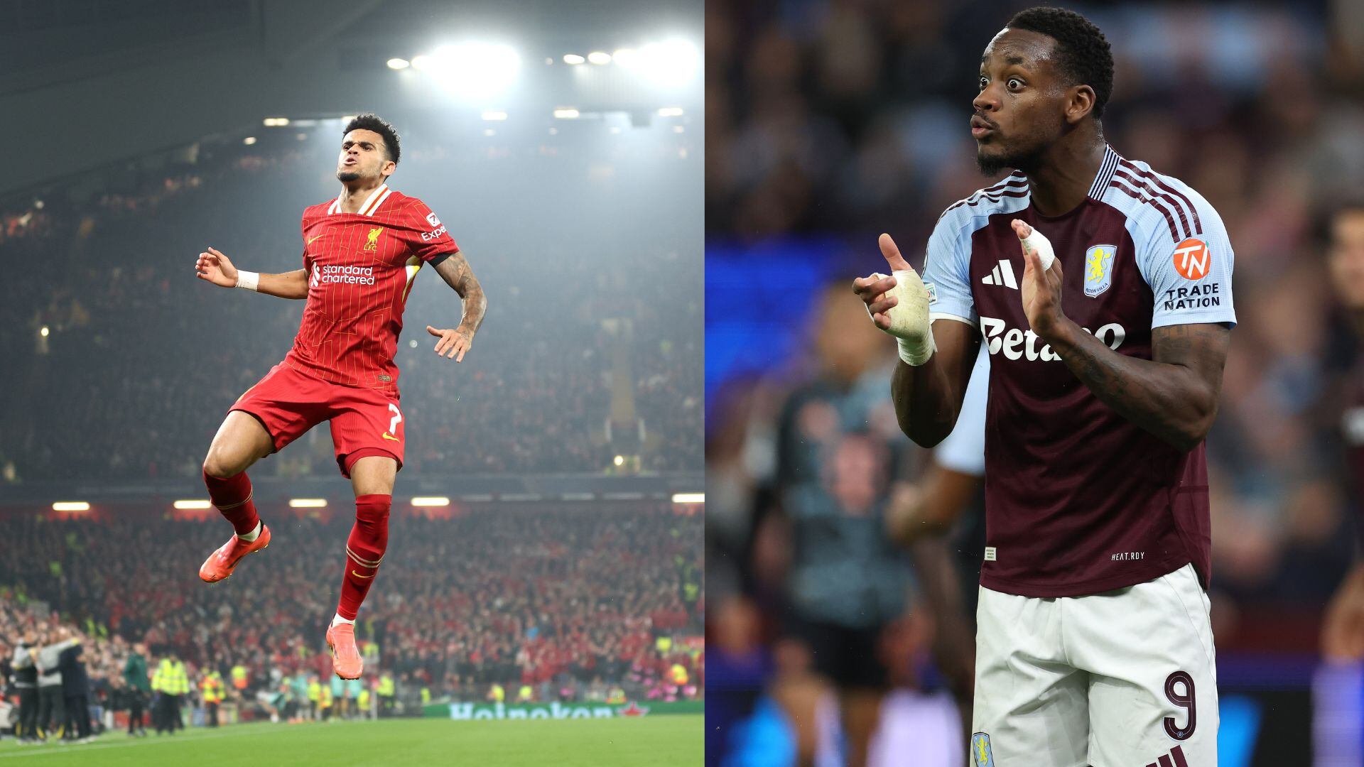 Jhon Jader Durán y Luis Díaz