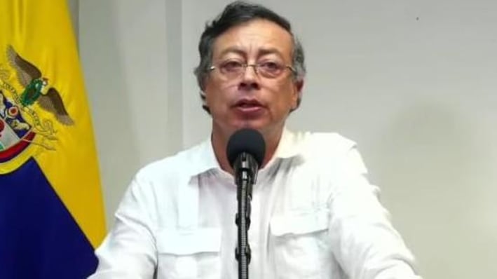 Foto del presidente Gustavo Petro que le declara guerra frontal a la compra de votos en Colombia.