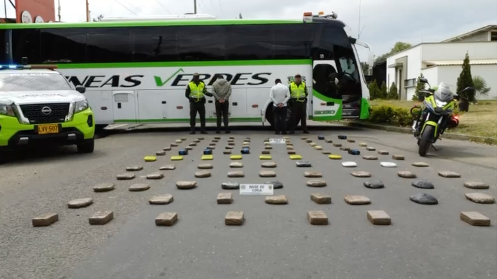 Incautaron más de dos millones de dólares de base de coca en Cundinamarca