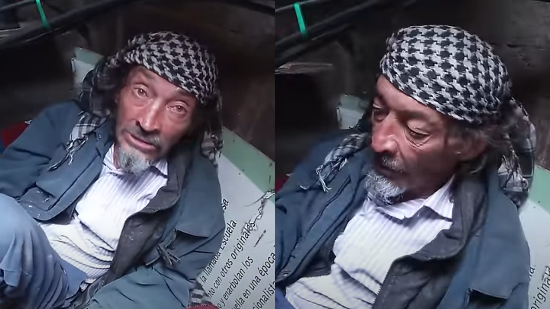 Murió Lucas, un habitante de calle que vivía en una alcantarilla