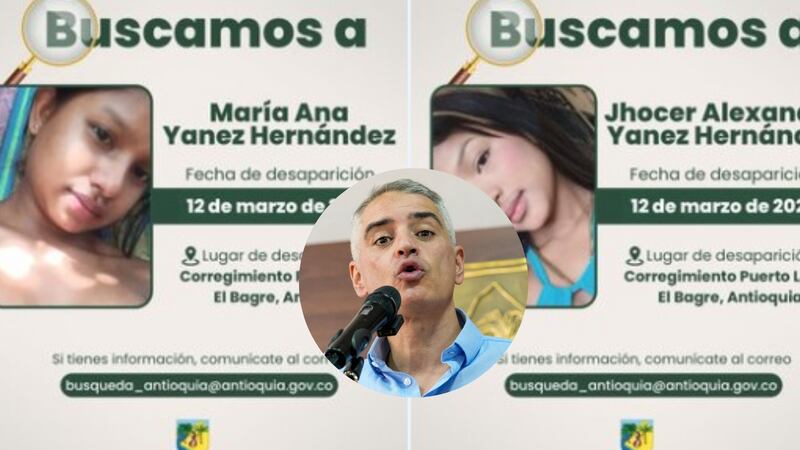 Gobernador de Antioquia indicó que las Farc de Calarcá secuestró a dos niñas de 14 y 15 años y las expone ahora en video diciendo que son informantes
