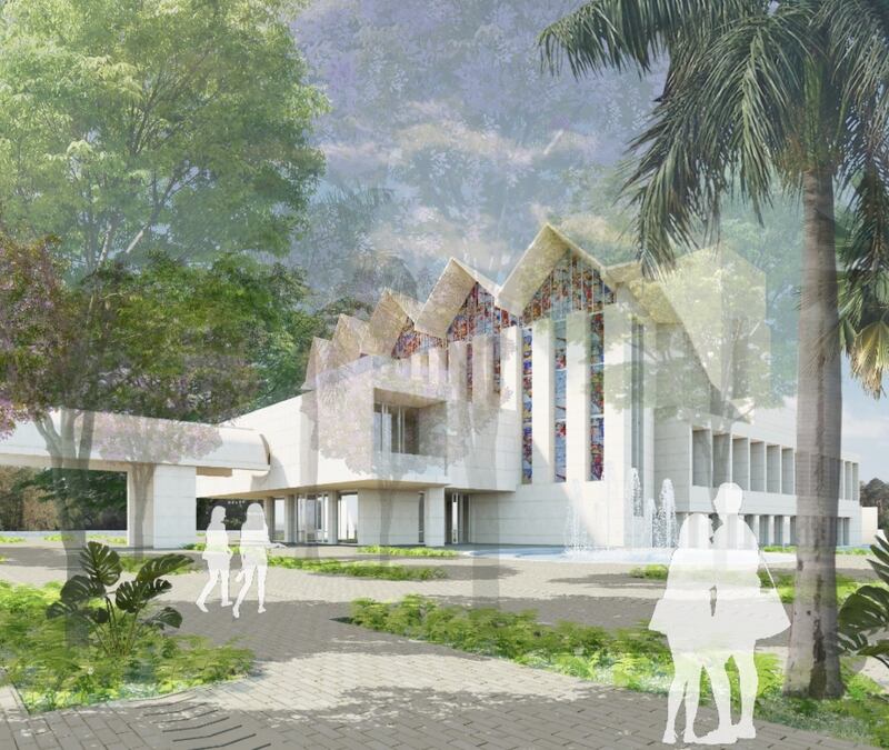 Aspecto de cómo quedará el restaurado teatro Amira de la Rosa.