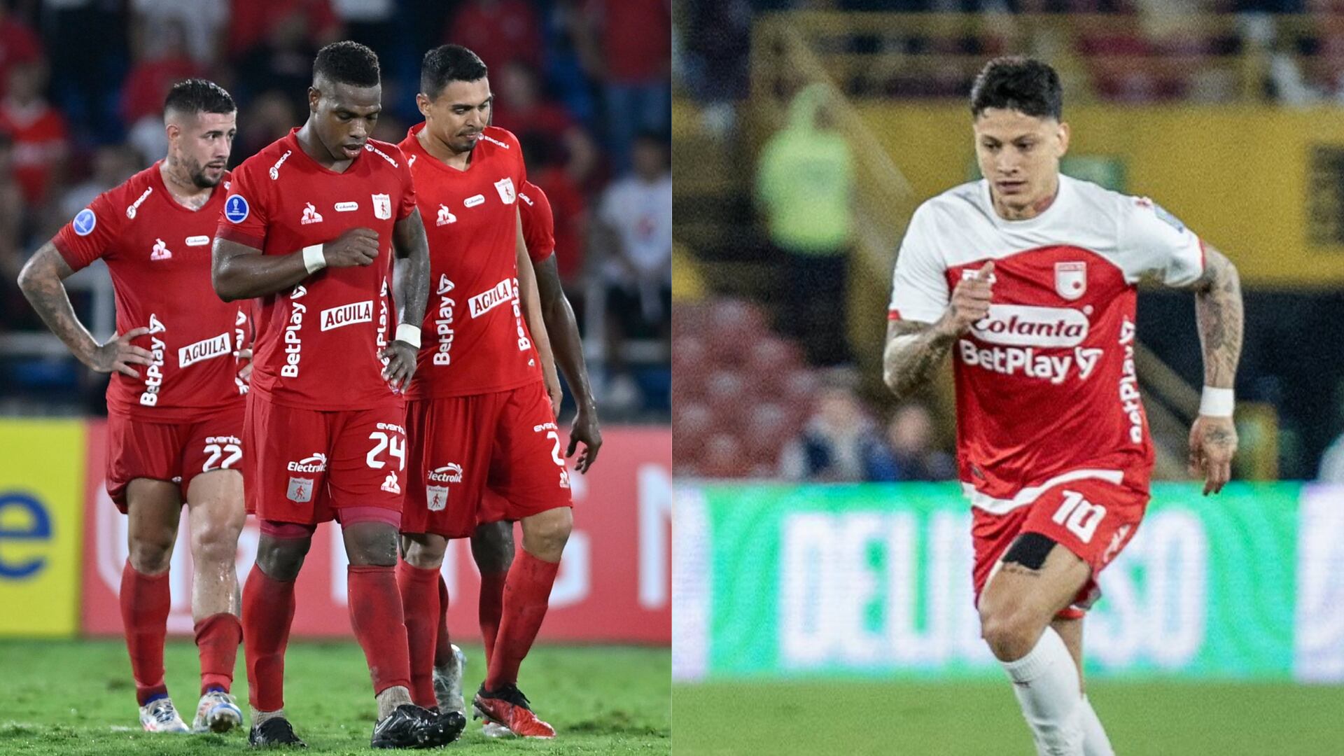 Santa Fe y América de Cali - Fotos: Redes sociales de los equipos