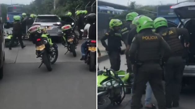 Policía persecución camioneta robada y balacera en Cali