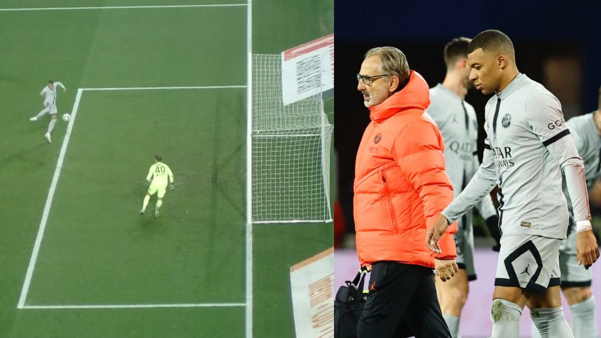 Kylian Mbappé en Montpellier vs. Paris Saint-Germain