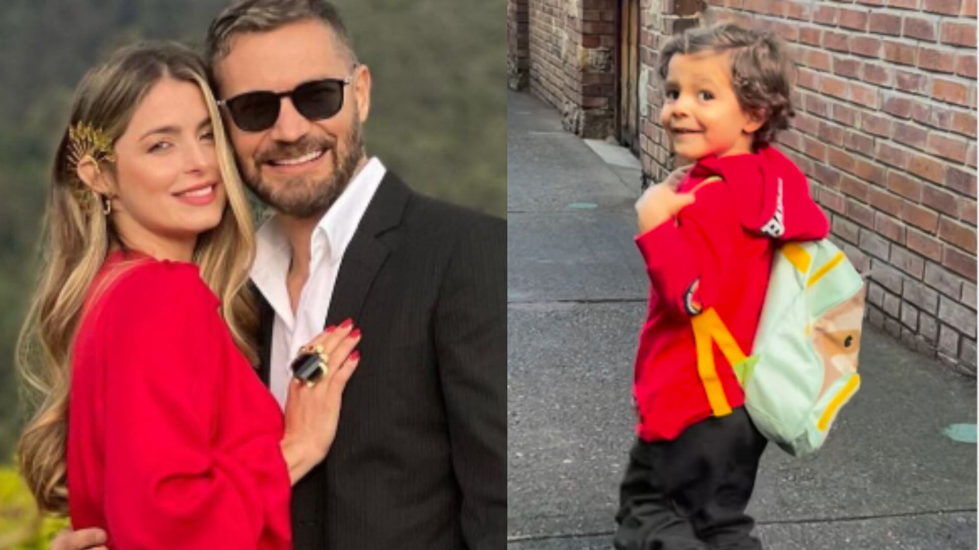 Josse Narváez mostró como fue el primer día de colegio de su hijo