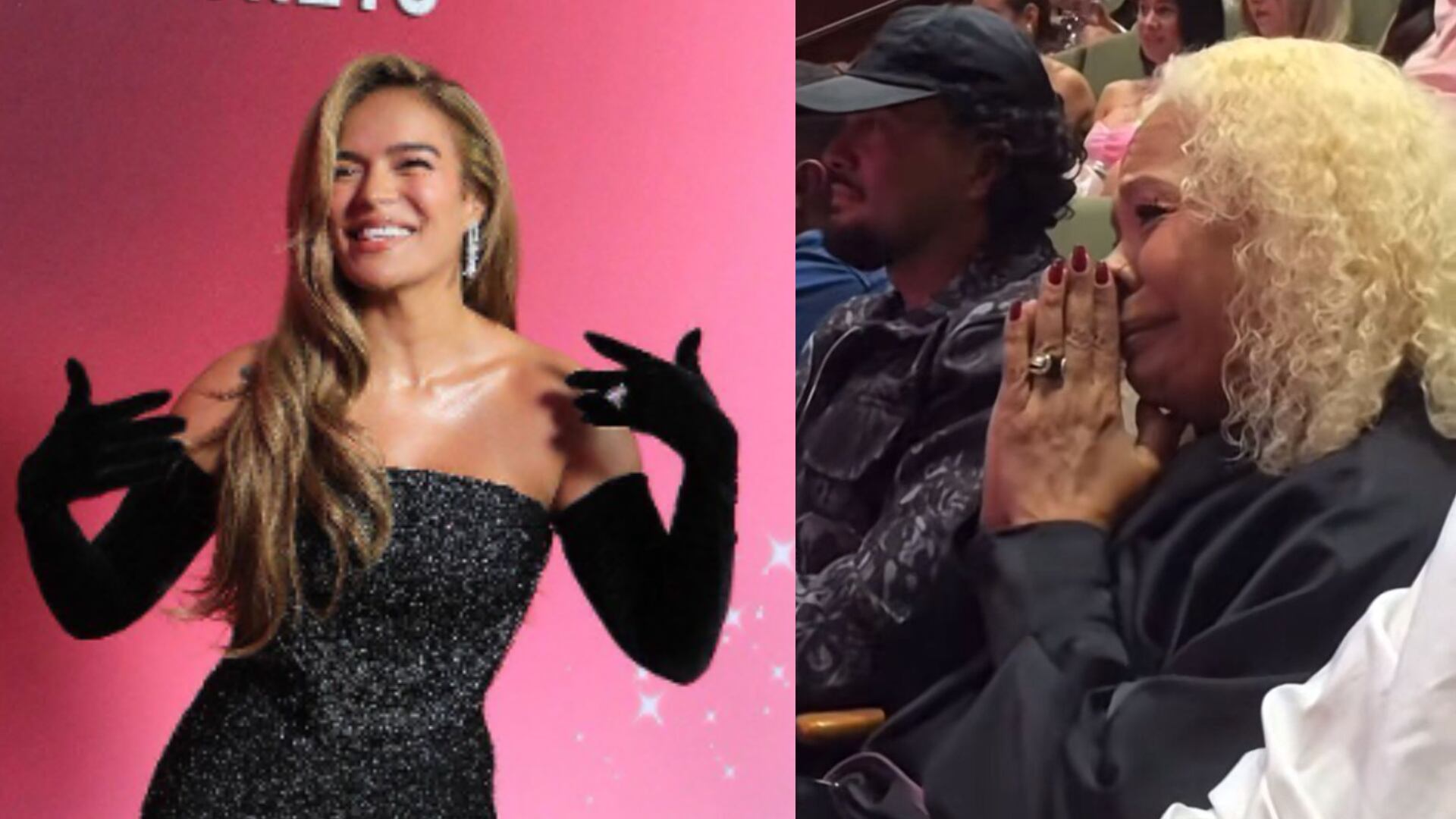 Karol G llevó a su profesora de canto en la infancia a la premier de su documental