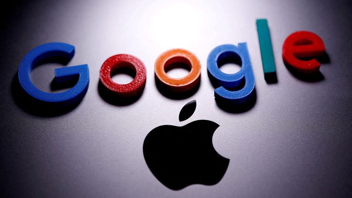 Logos de Apple y Google.