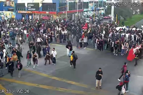 Atención: hay cierres y trancones en la calle 26 por protestas de estudiantes de la Universidad Nacional