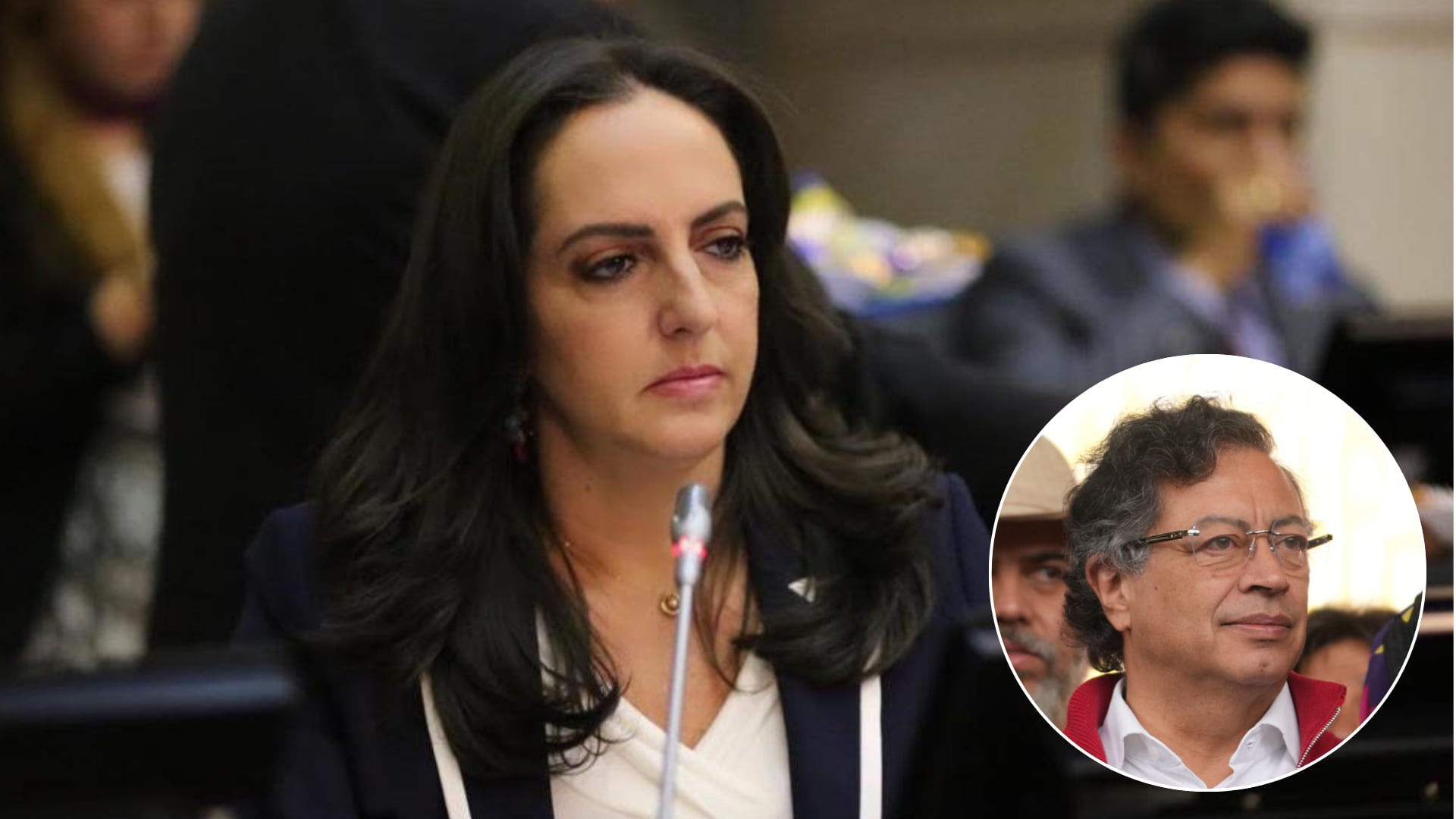 María Fernanda Cabal dice que la consulta de Gustavo Petro debe ser al psiquiatra
