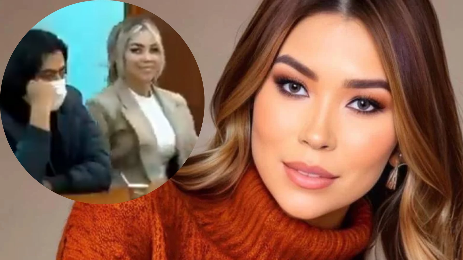 Day Vásquez y Nicolás Petro.