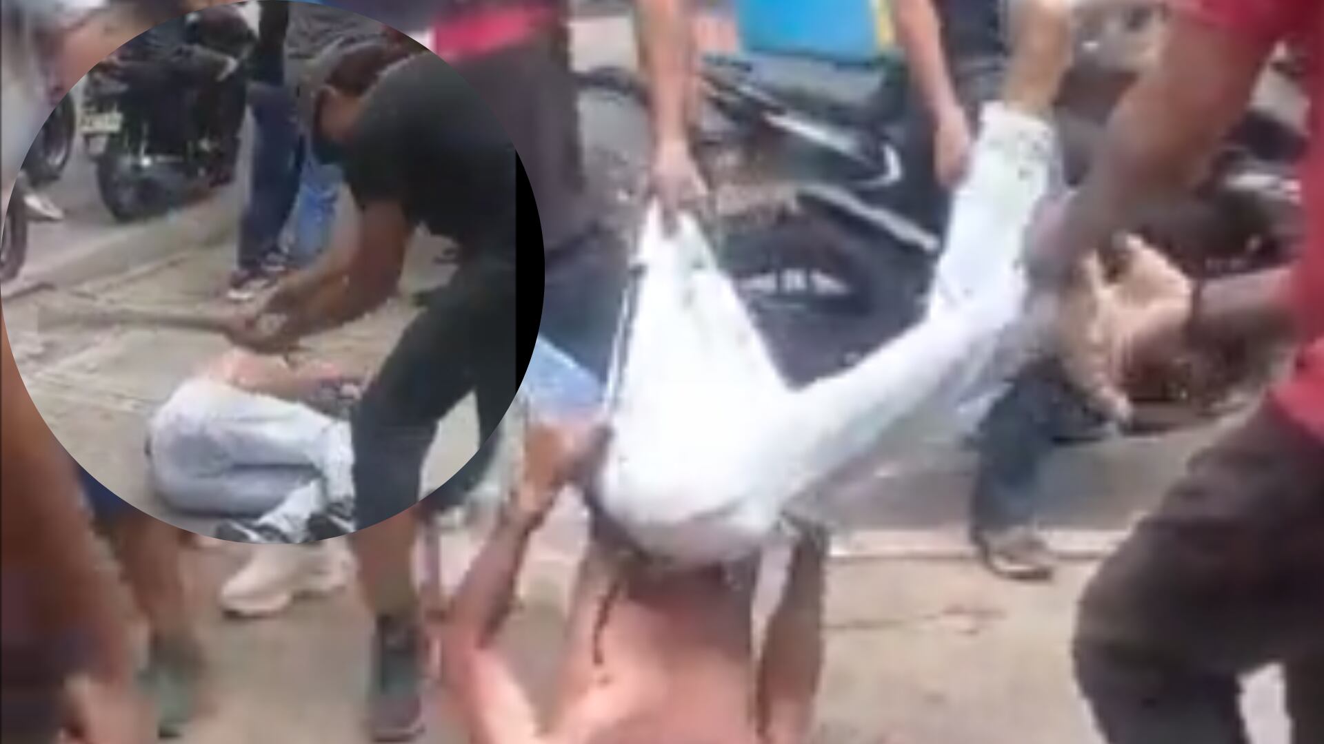 Presunto ladrón es agredido en Bucaramanga