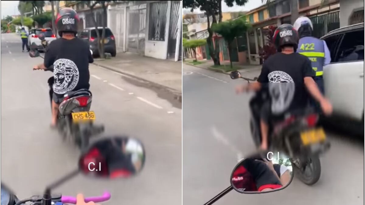 Nalgada a agente de tránsito en Cali indigna a muchos por falta de respeto