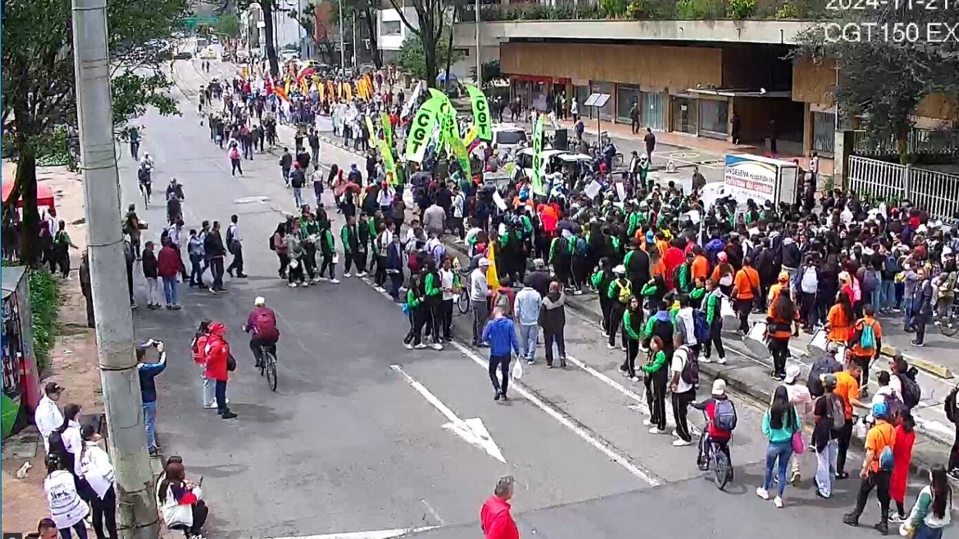 Protestas en Bogotá