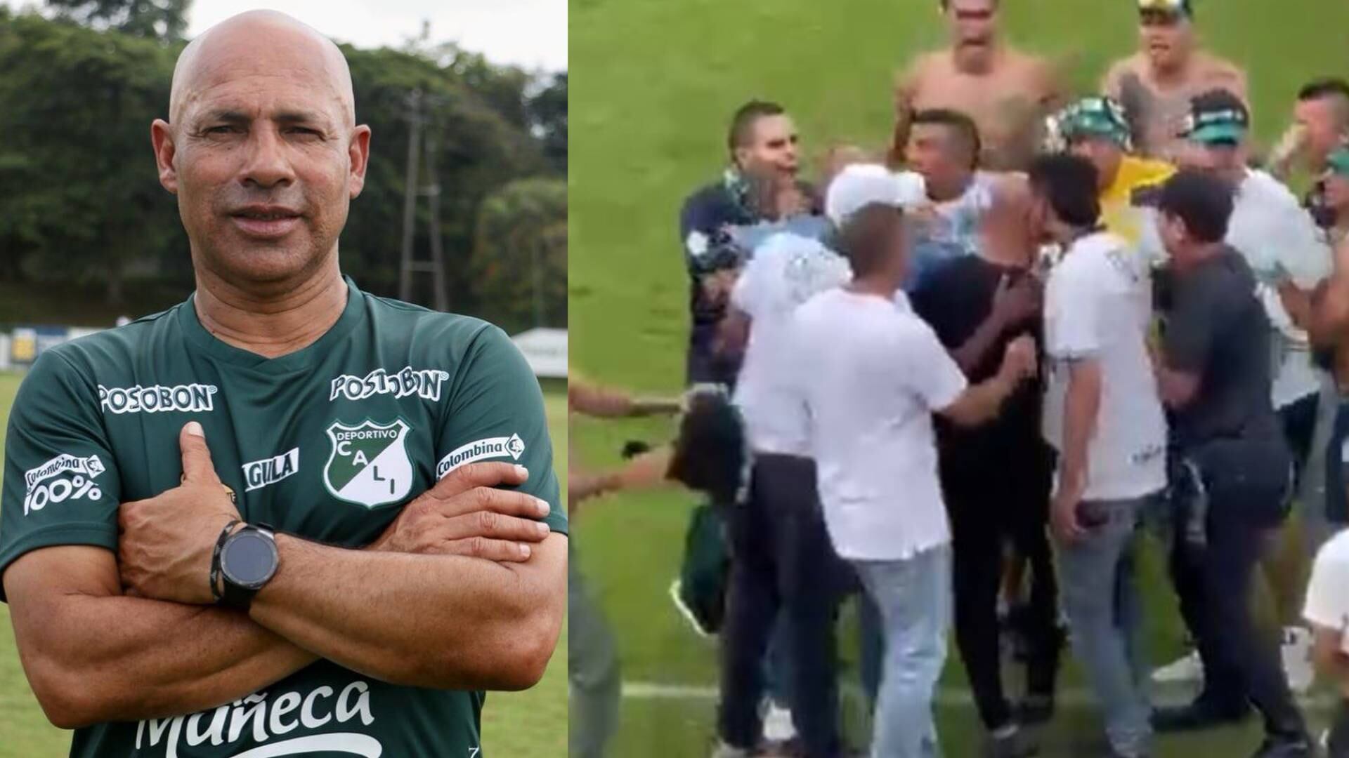 ‘Chusco’ Sierra contó por qué no corrió cuando los hinchas del Cali invadieron la cancha