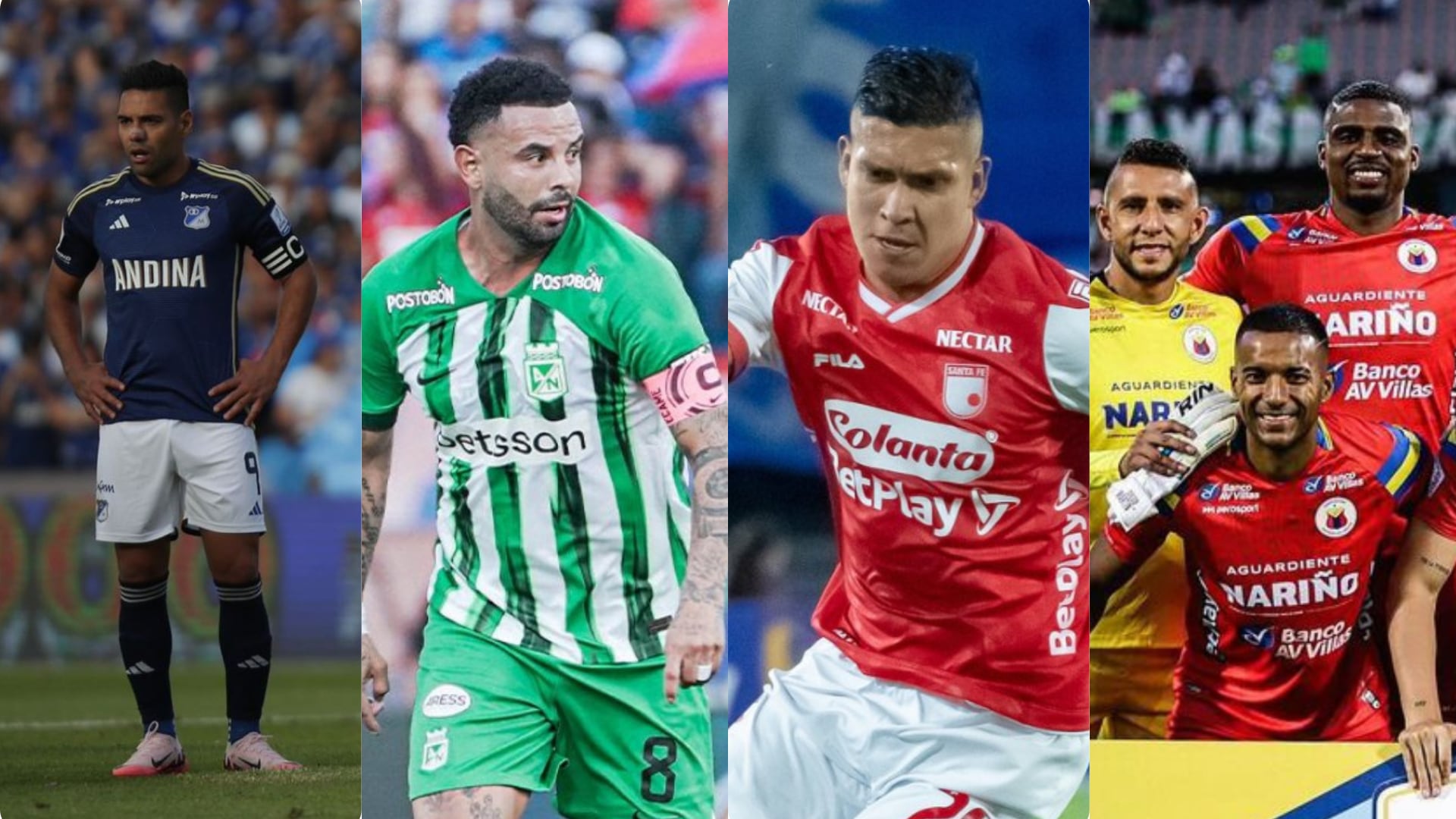 Grupo A de los cuadrangulares - Fotos: Redes sociales de los equipos