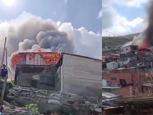 Atención: registran fuerte incendio en la comuna 4 de Soacha