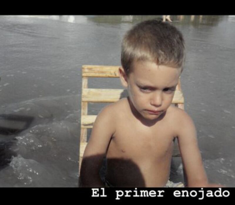 Juan Guilera de niño