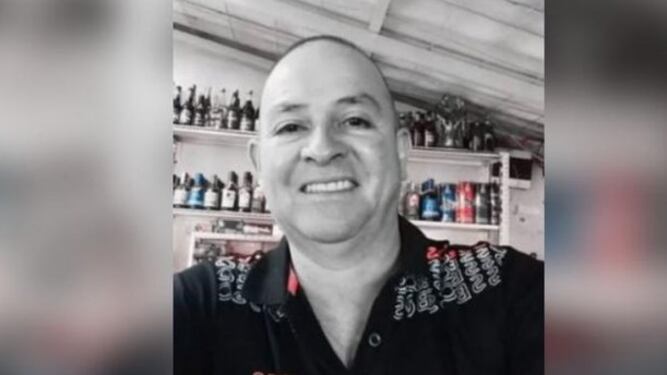 Foto del comerciante Norbey Suárez: lo decapitaron y desmembraron.