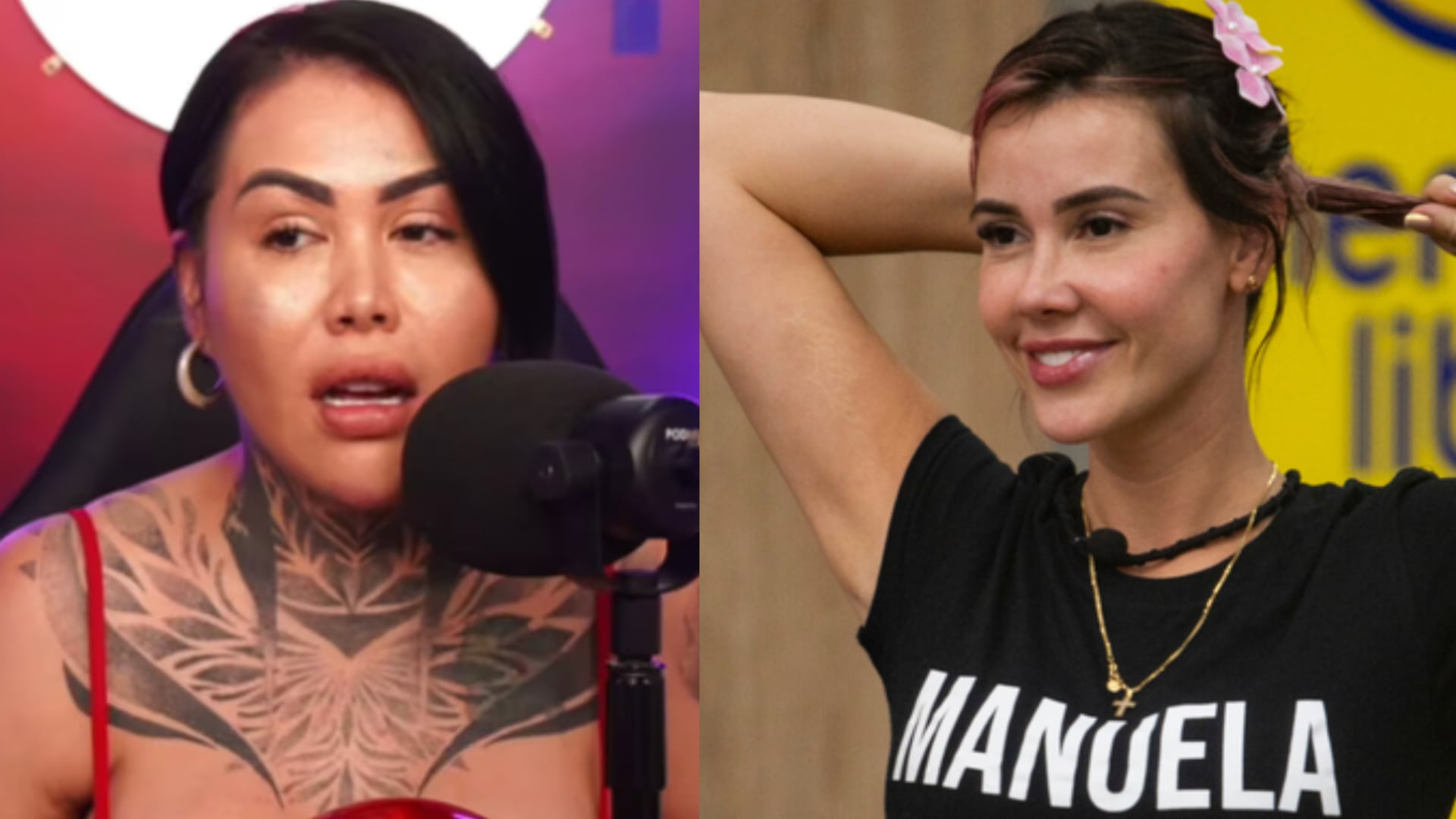 Manuela Gómez y Yina Calderón