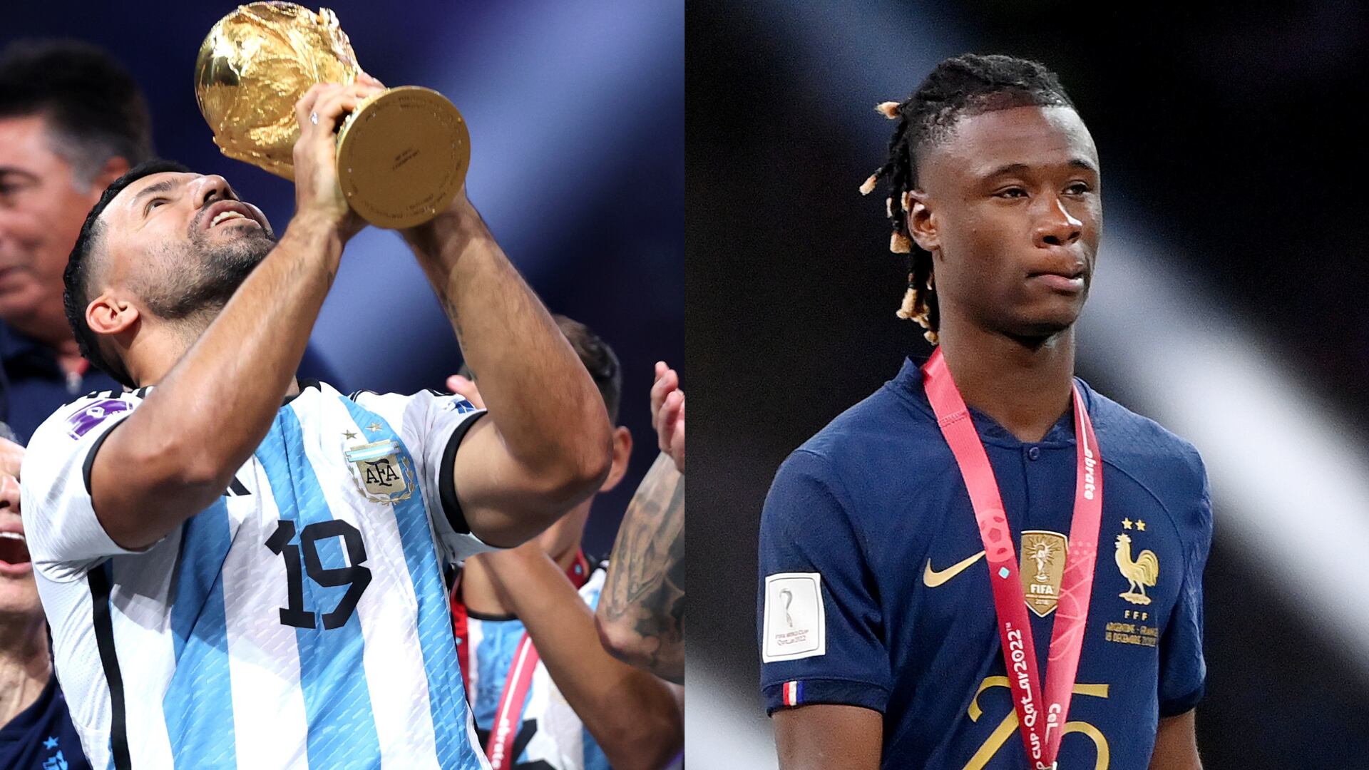 Sergio ‘Kun’ Agüero se burlo de Eduardo Camavinga