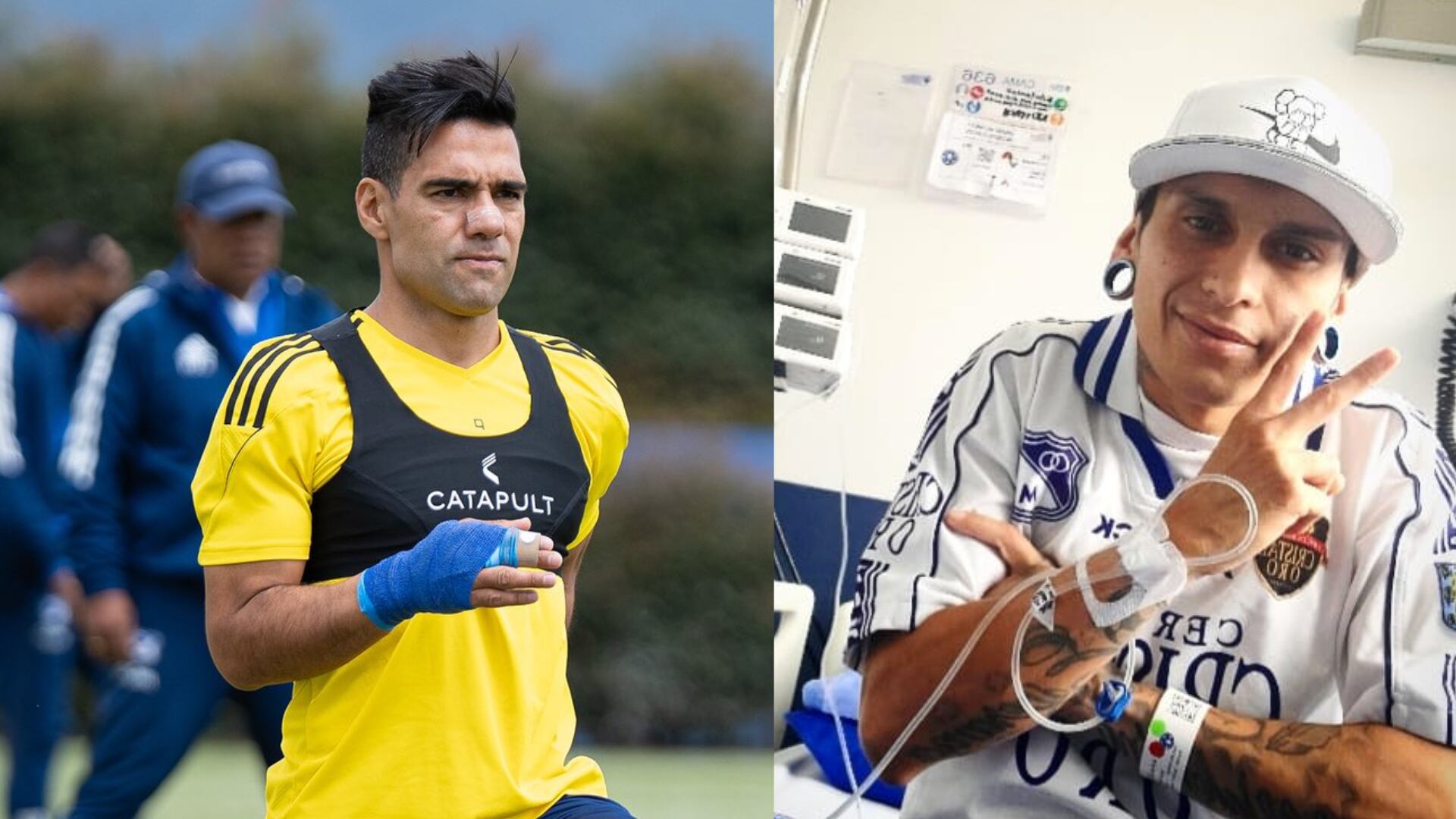 Falcao le dio el último adiós a Javier Acosta y se solidarizó con su familia