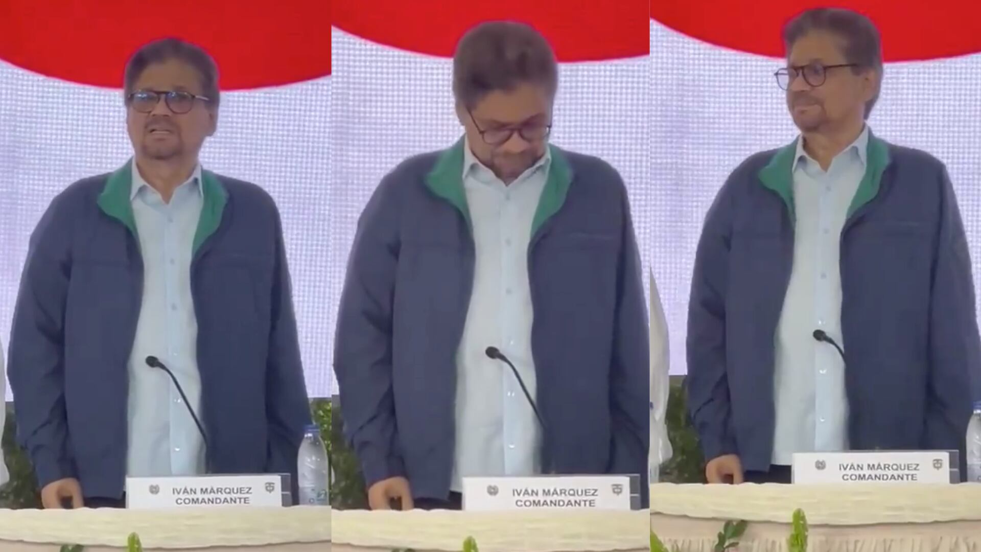 Iván Márquez reapareció sin una mano y con varios problemas de salud.