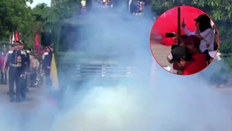 En desfile del 20 de julio en el Espinal, Tolima, confundieron granada de humo con una de gas lacrimógeno