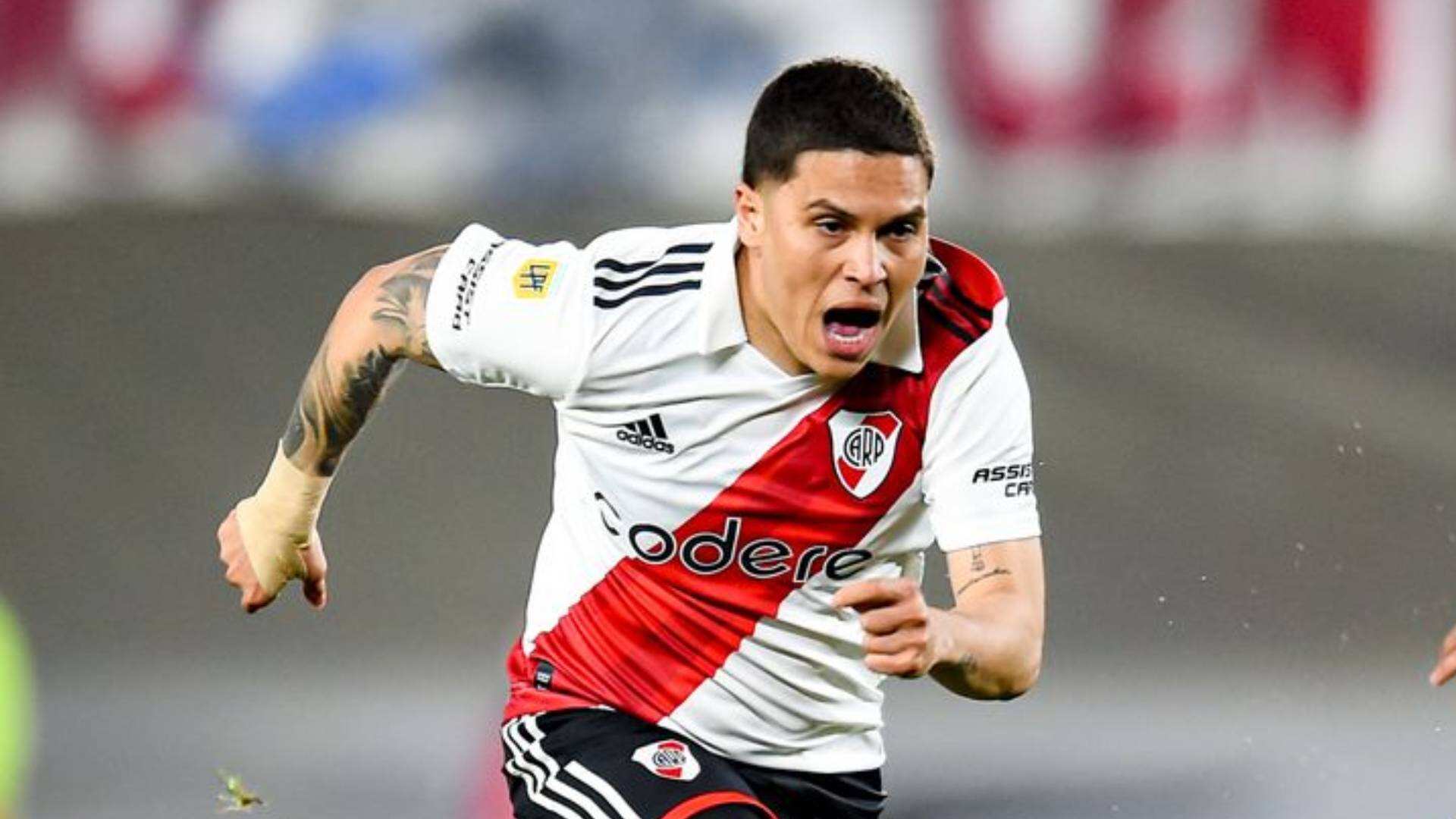 Juan Fernando Quintero en Defensa y Justicia vs. River Plate