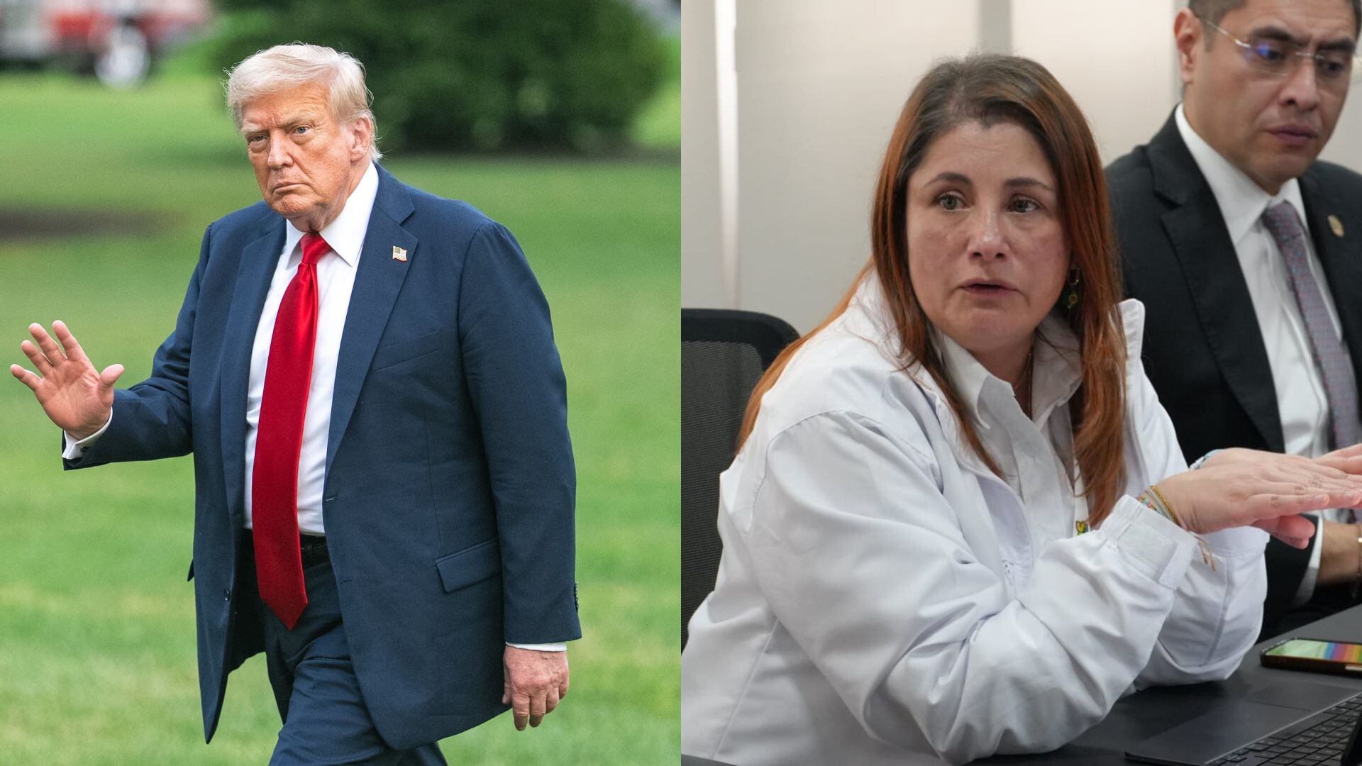Trump e Iris Marín