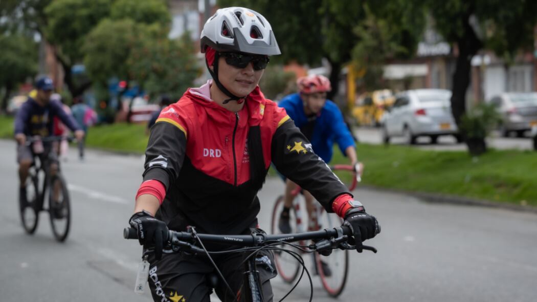 Ciclovía en Bogotá.