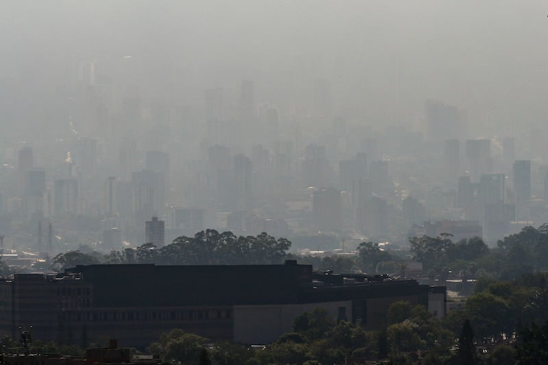 Contaminación del aire en Medellín 2024