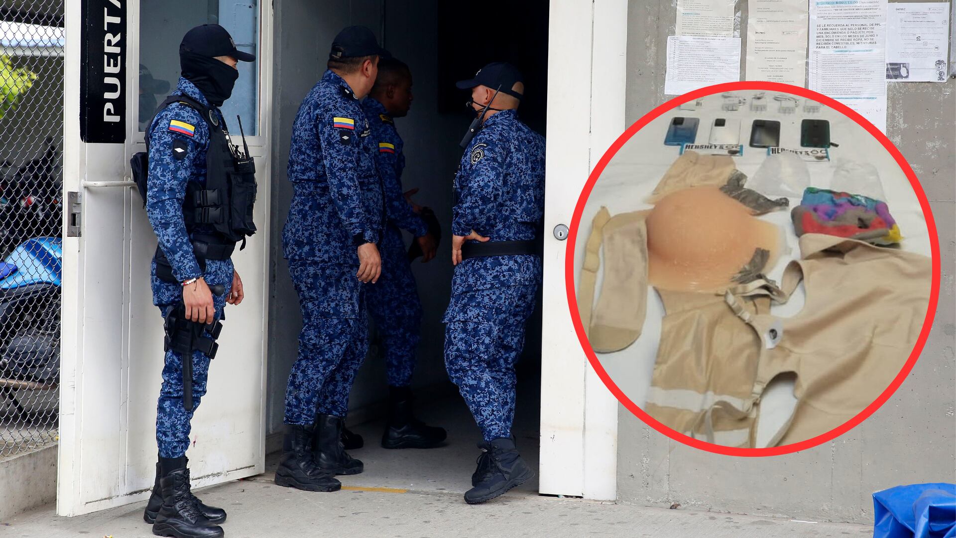 Falsa embarazada trató de entrar celulares y alimentos a la cárcel La Picota