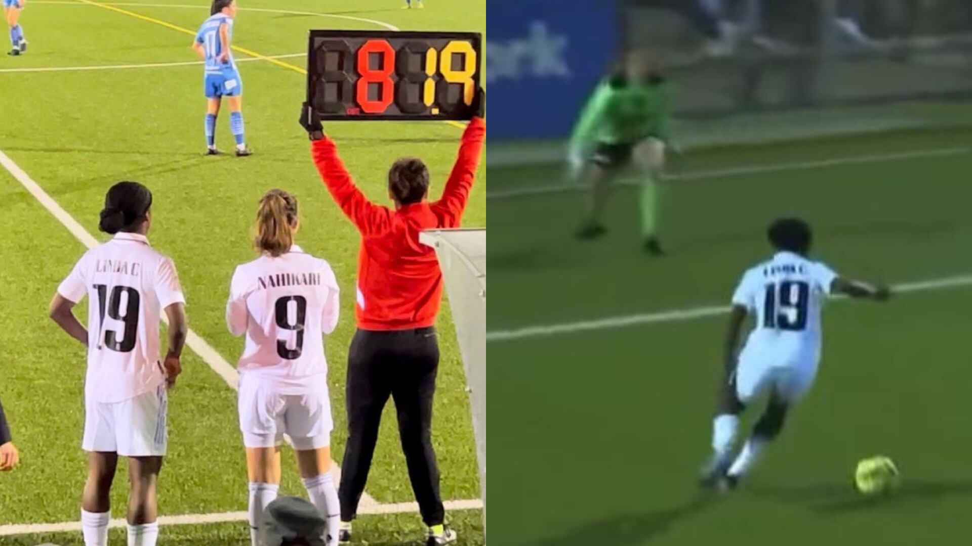 Debut de Linda Caicedo en el Real Madrid