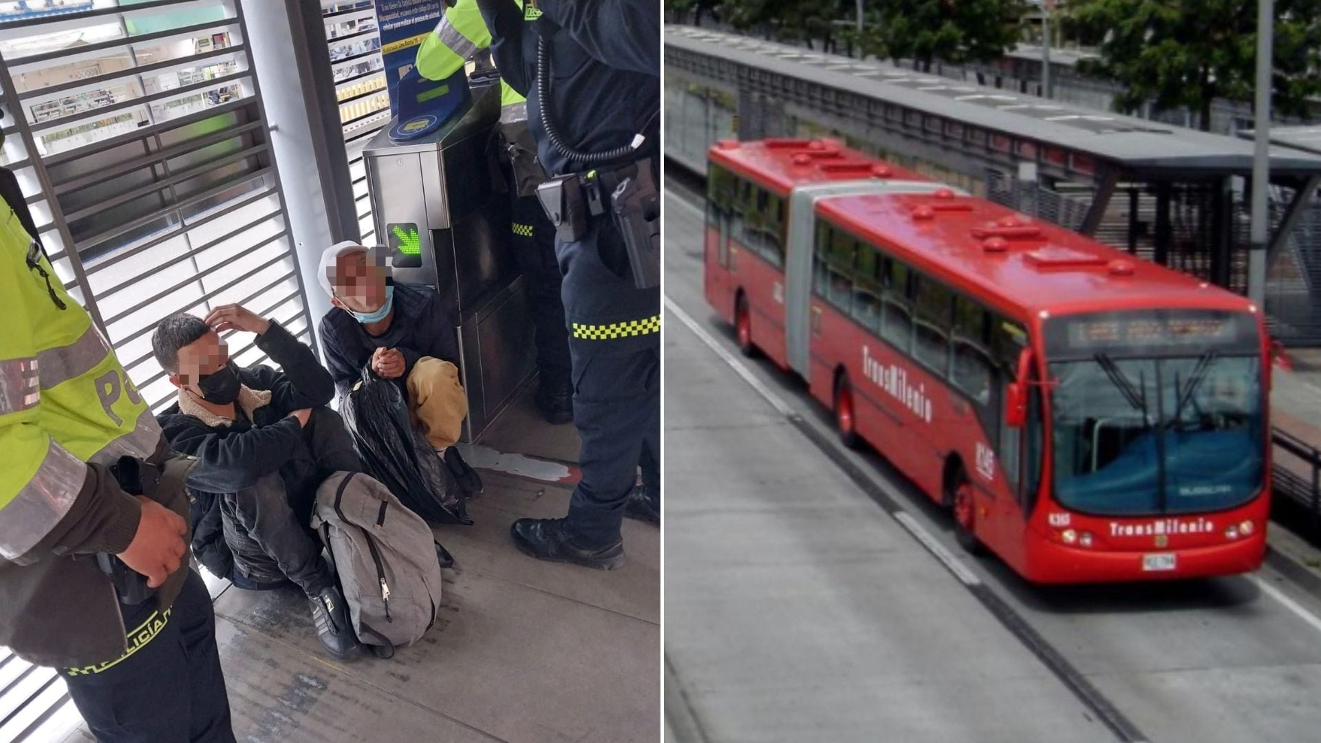 Robos en TransMilenio