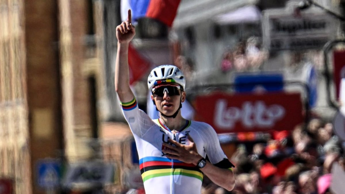 Pogacar ganó la Lieja-Bastoña-Lieja con dedicatoria a Cristian Muñoz