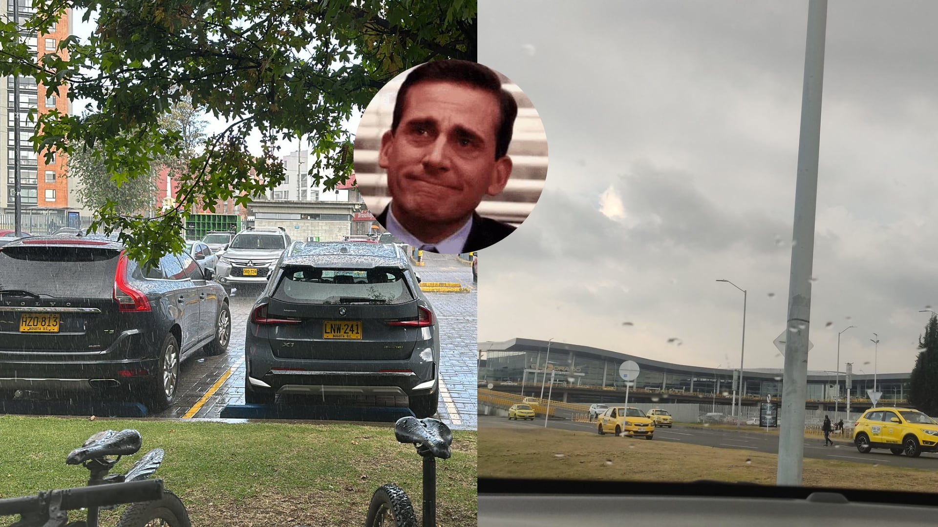 A utilizar sombrilla: se registra con alegría las primeras lluvias en Bogotá tras días de incendios forestales