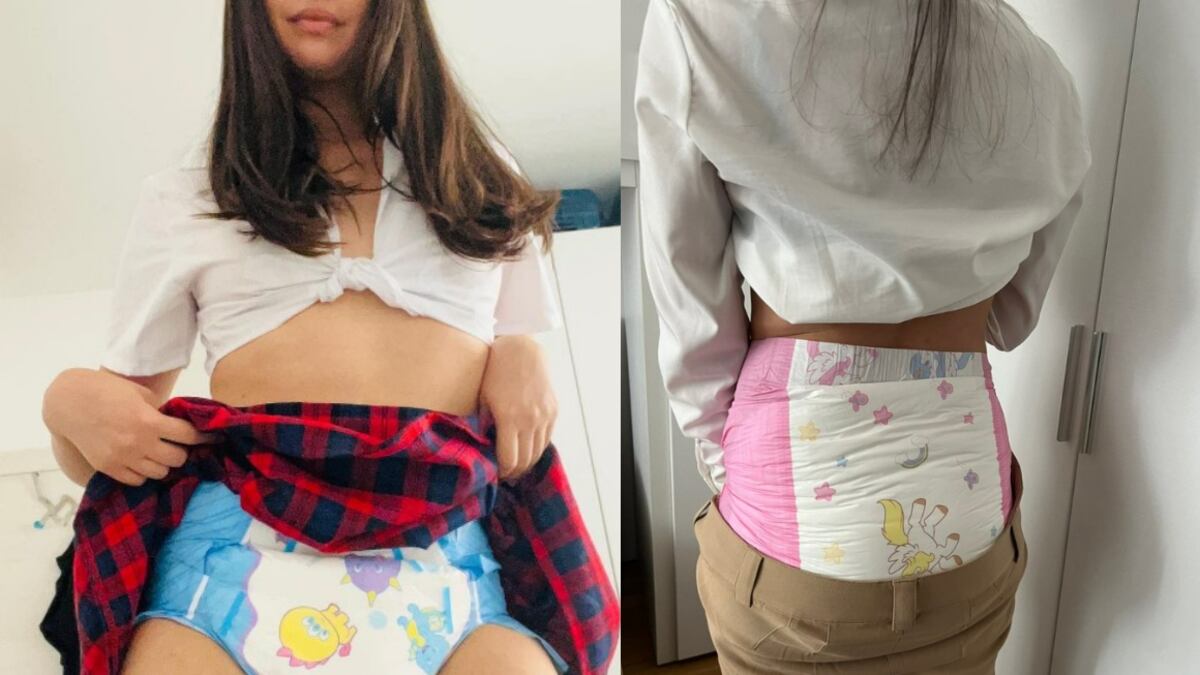 La mujer gana cerca de 600 dólares mensuales vendiendo sus pañales usados