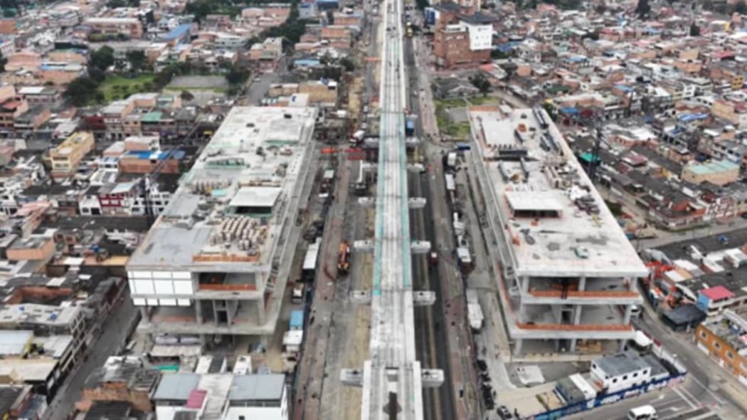 Obras de la Línea 1 del Metro de Bogotá genera cambios en la movilidad en la Primero de Mayo.