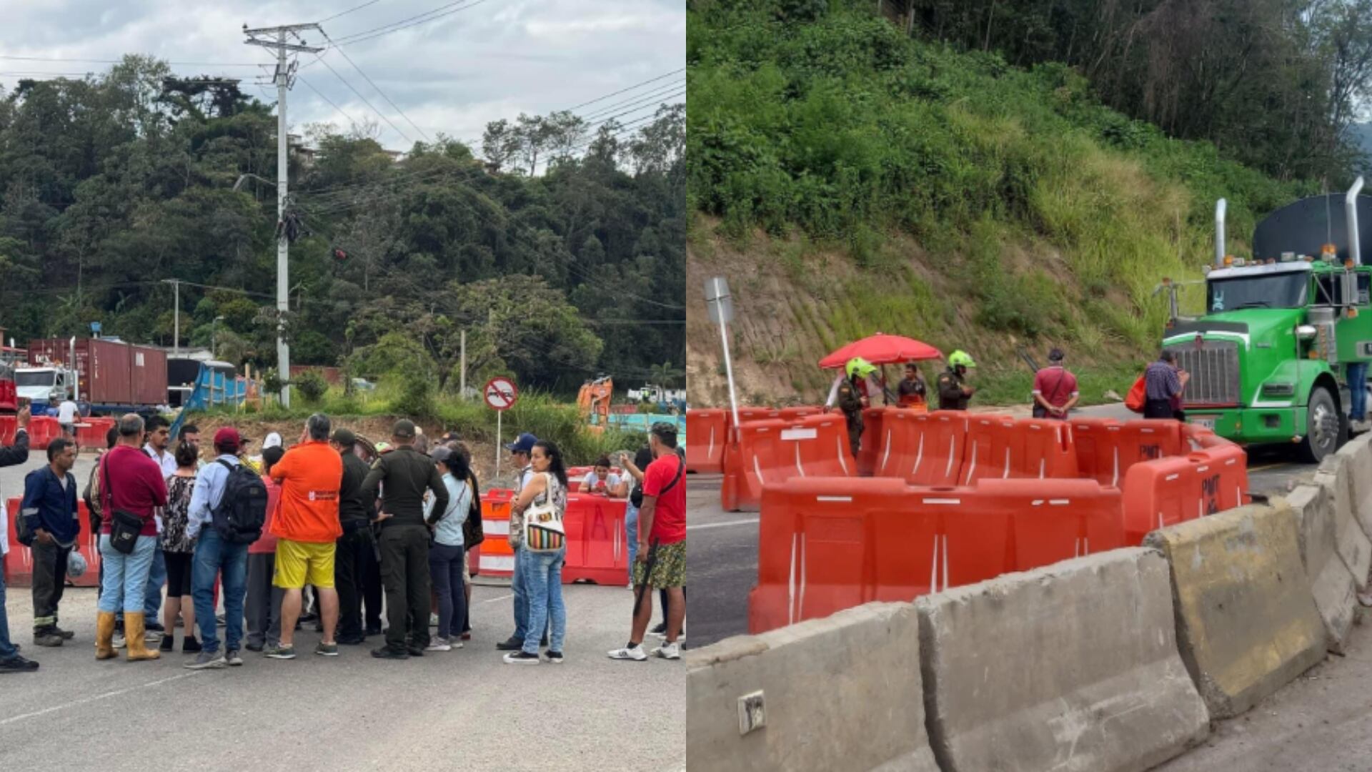 Bloqueo vía Fusagasugá - Girardot