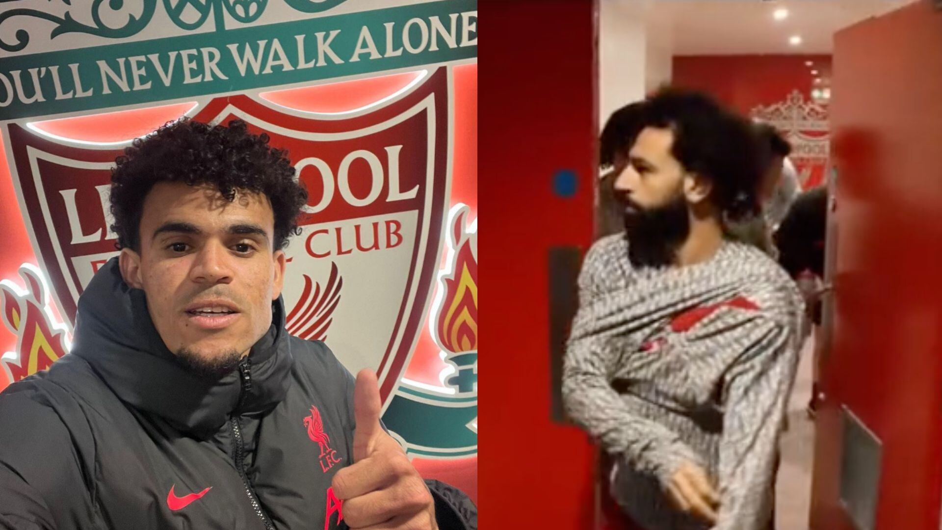 El vestuario del Liverpool estaba ambientada a la colombiana.