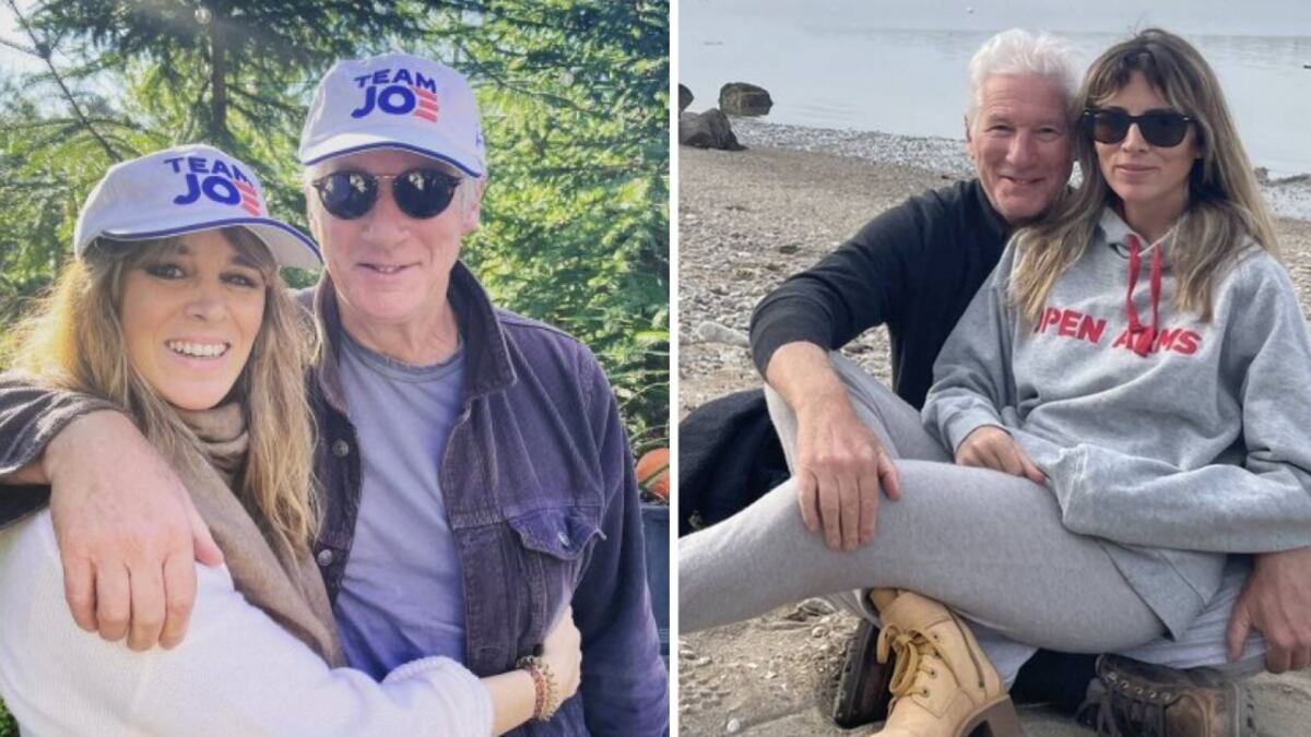 Richard Gere y su esposa