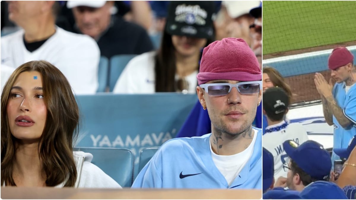 A Justin Bieber le tocó hacer caso e irse en medio del Dodgers y Blue Jays en la Serie Mundial